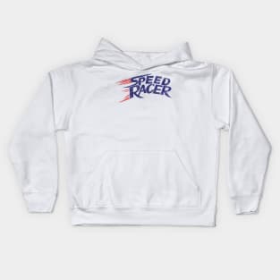 BLUE RETRO SPEED RACER 80S Kids Hoodie